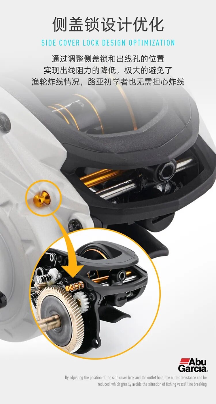 Abu Garcia-MAX4 PRO Baitcasting Reel, Full Metal Casting Fishing Reel