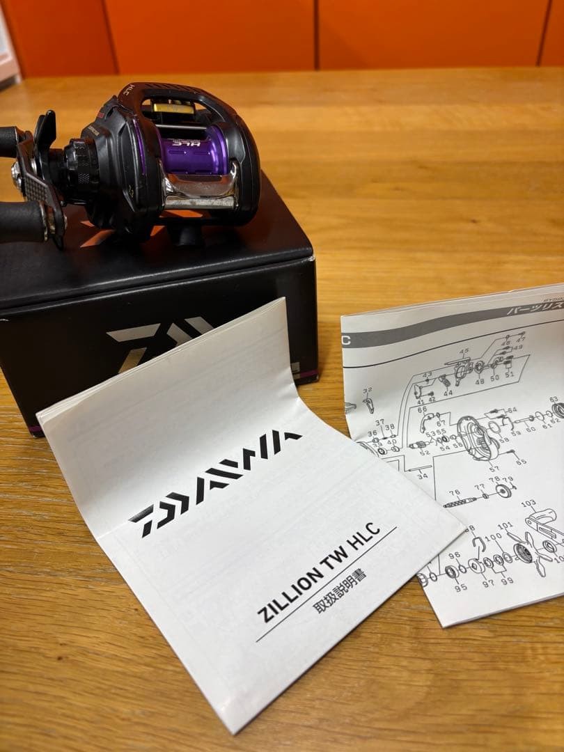Daiwa ZILLION TW HLC 1514SHL Left Handle Baitcasting Reel 7.3:1 Used Japan