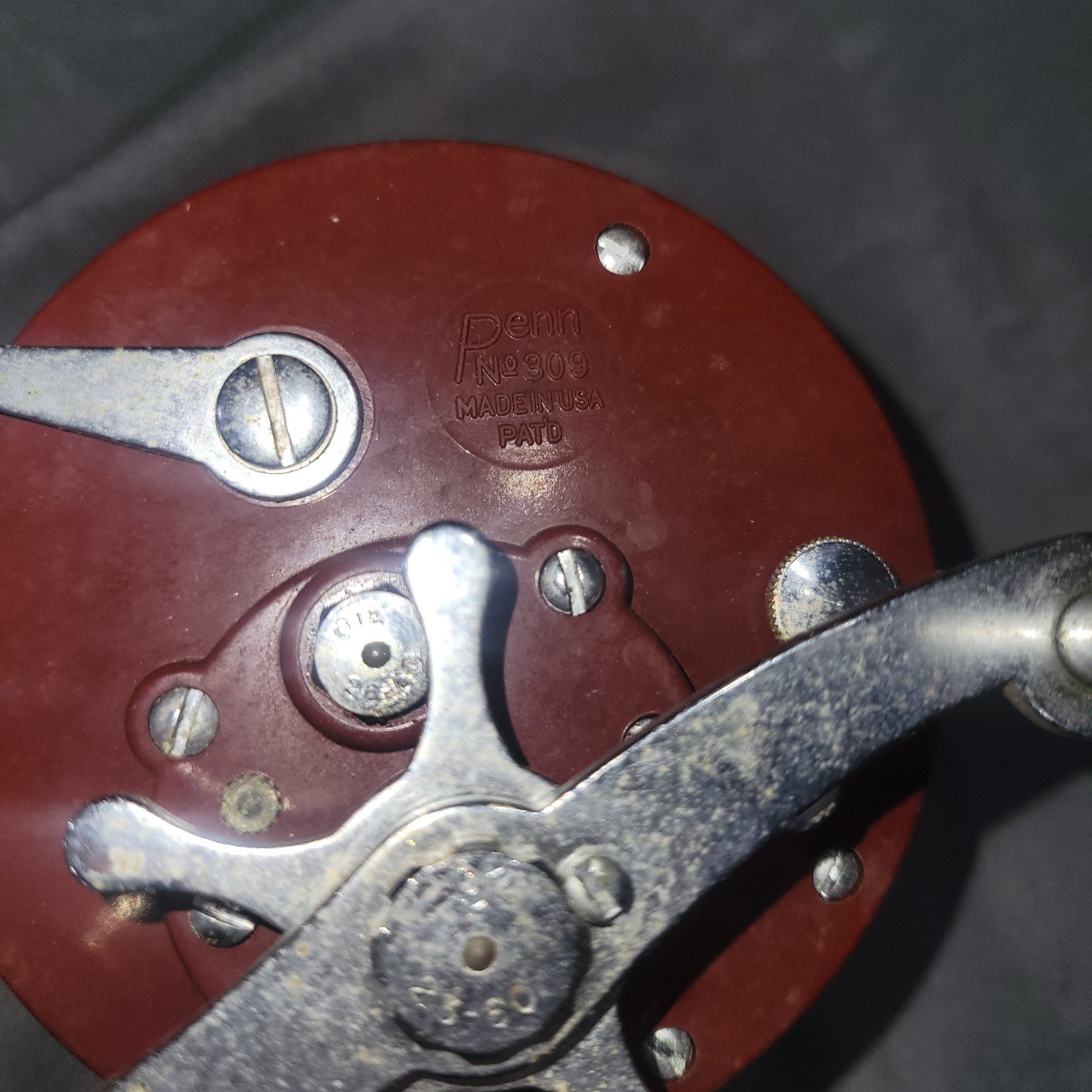 Vintage Penn Peer No 309 Level Wind Saltwater Fishing Reel Made in USA Works