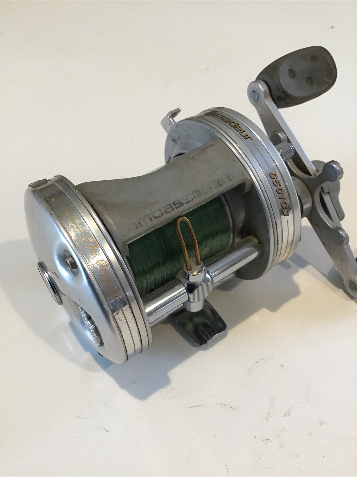 Abu Garcia Ambassadeur 6501C3 Baitcaster Left Hand Retrieve Made Sweden Clicker