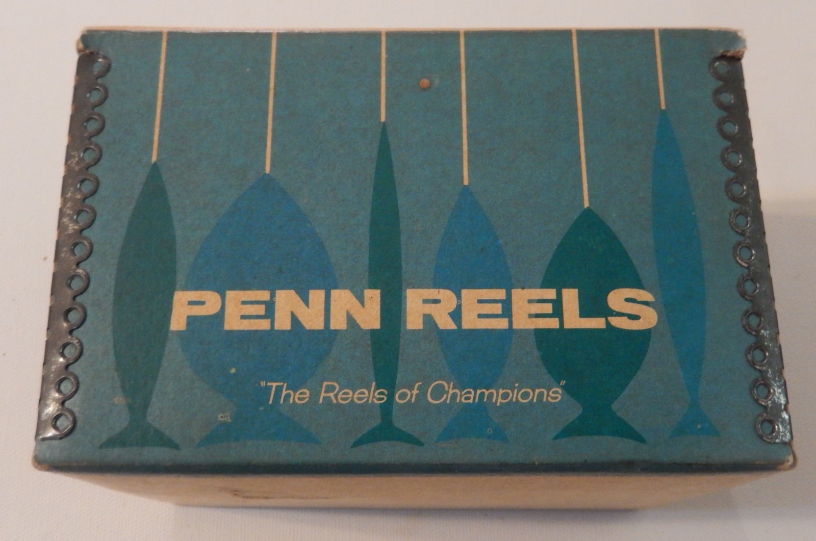PENN JIGMASTER 500SM Fishing Reel RED-Metal Spool wParts List/Box/Advertisement.