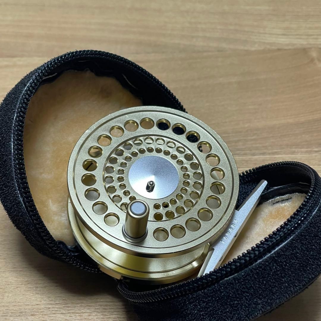 MARRYAT MR 7A Fly Reel Made in Japan w/ Case Convertible Retrieve Gold F/S