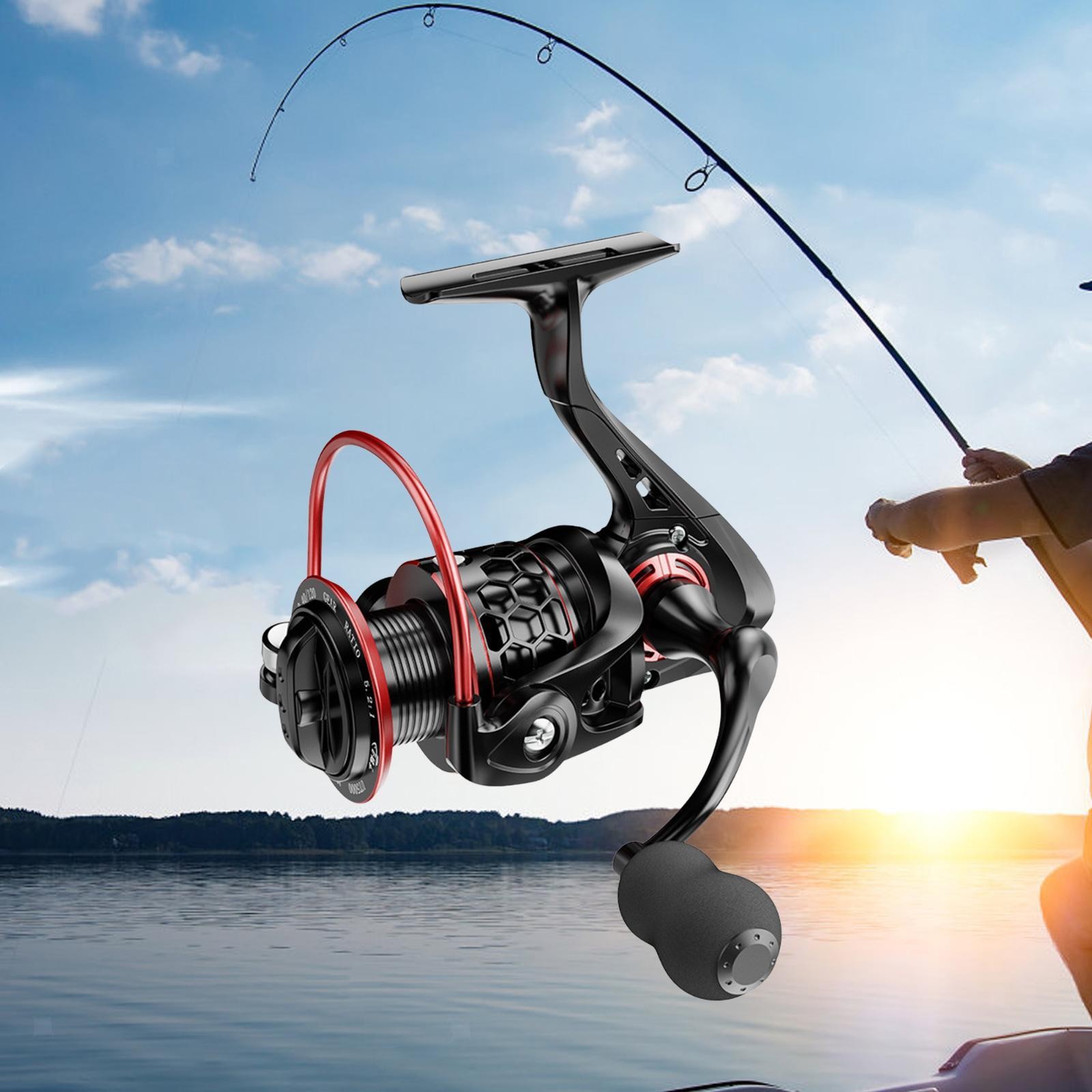 Reel Ultralight Smooth Powerful for Left Right Hand Compact Aluminum Frame for