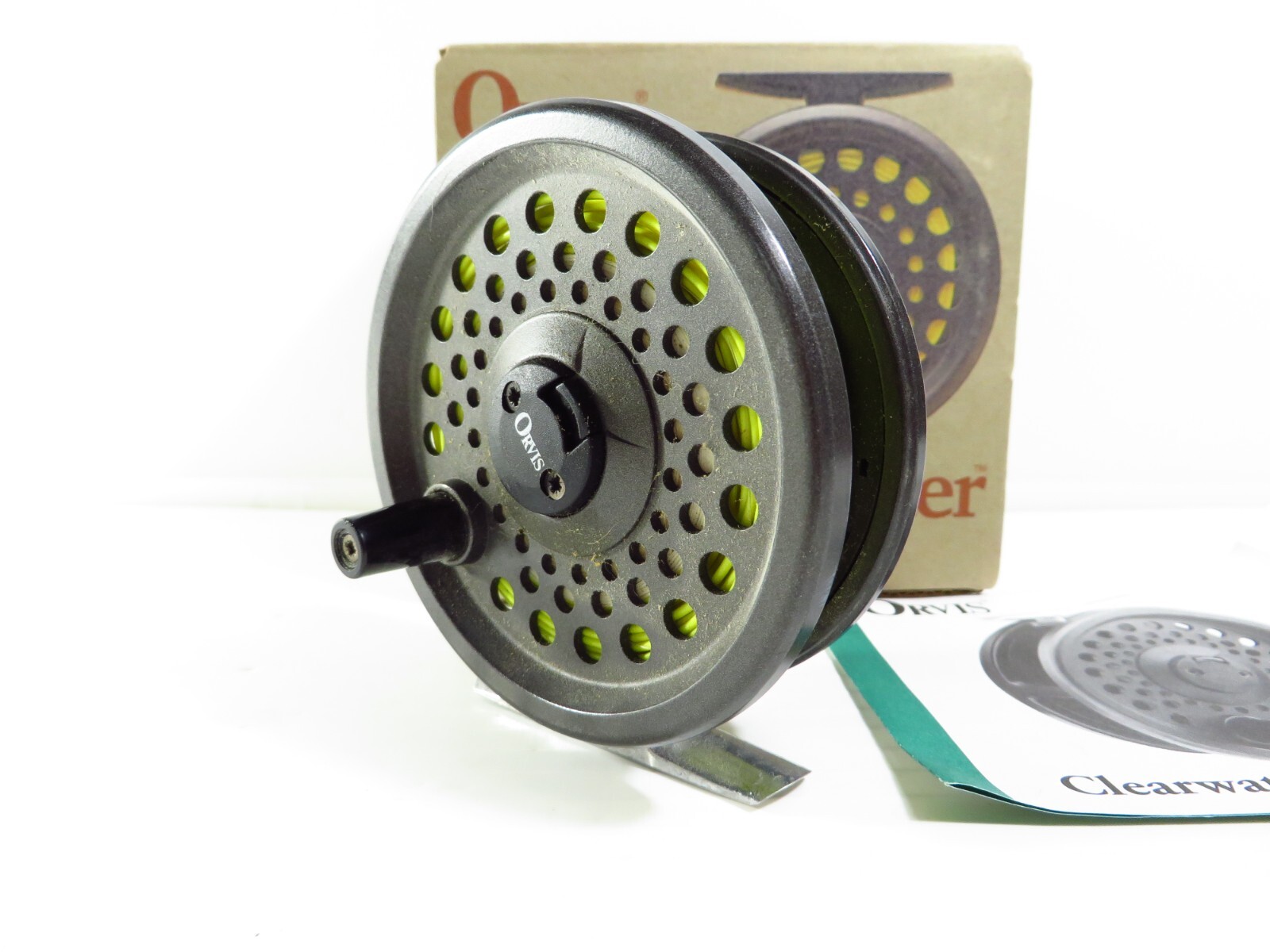 Orvis Clearwater Fly Fishing Reel w/ Line, Original Box, 259X-6100, Made in UK