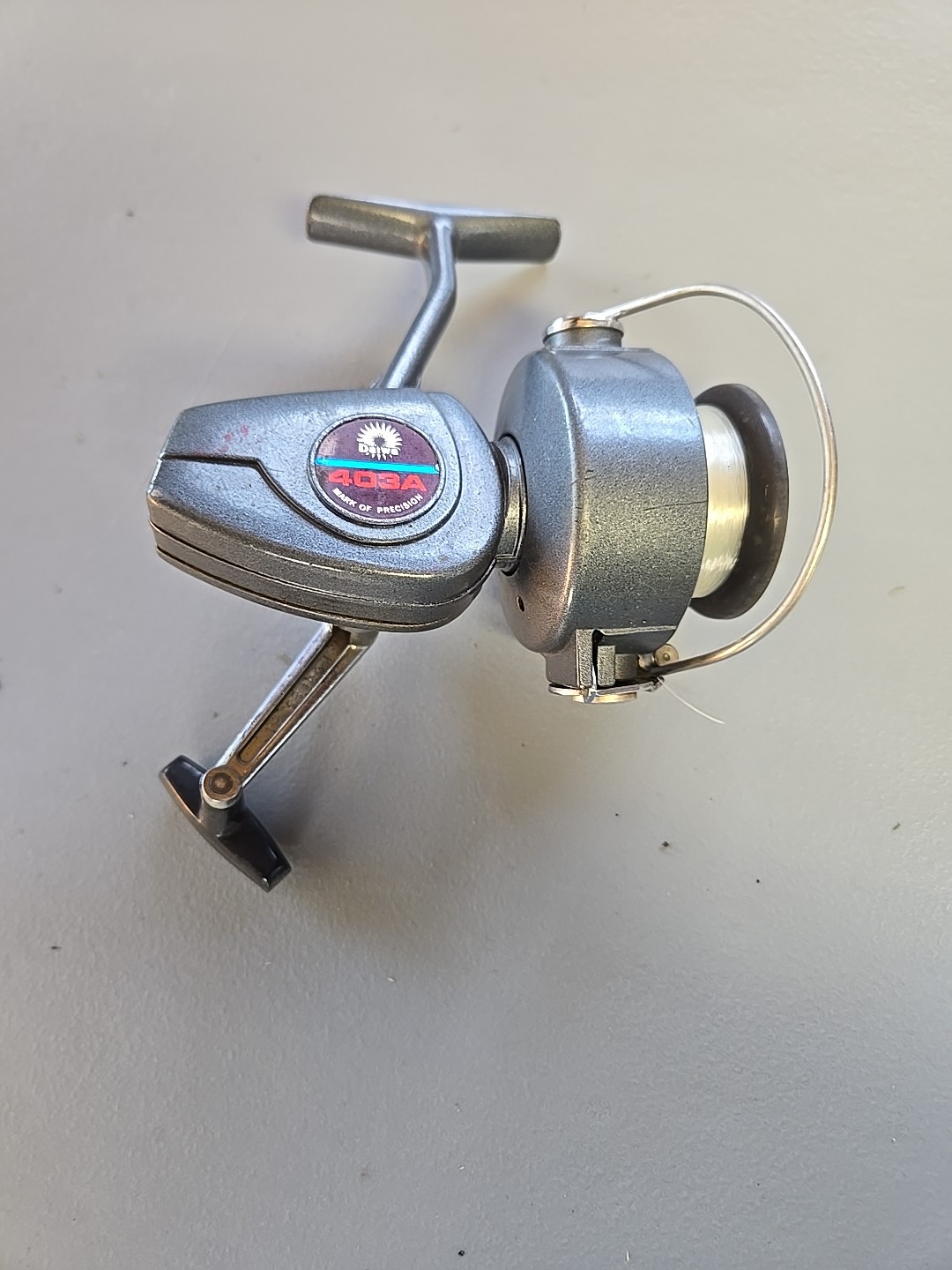 Vintage Daiwa 403 Spinning Reel, LH, Excellent Condition