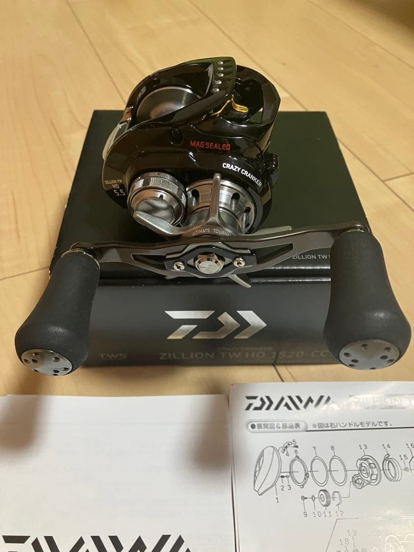 Daiwa 18 Zillion TW HD 1520SH Bait Casting Reel