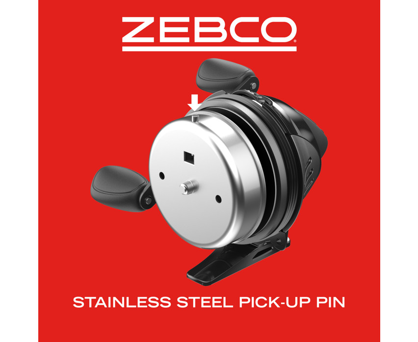 Zebco 404 Spincasting Fishing Reel 2.8:1 Gear Ratio 15 lb test line 404MBK NIP