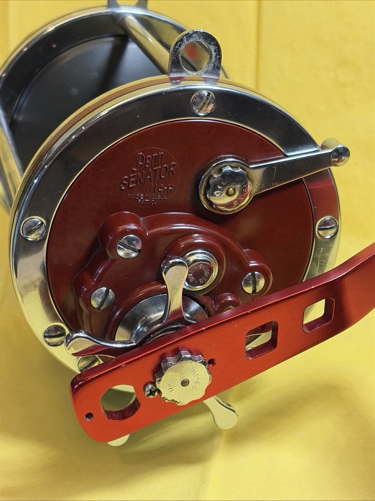 Newell Black Marlin Special Extra Wide 3.53″ Penn Senator 114H 6/0 Fishing Reel