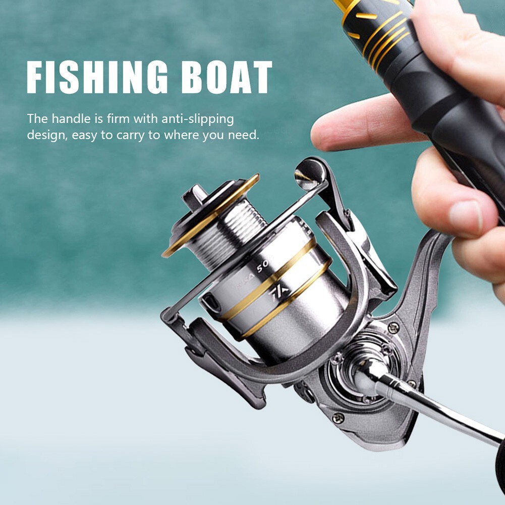 Double Spool Fishing Reel 5.5:1 Gear Ratio Spinning/Casting Reel Fishing Tackles