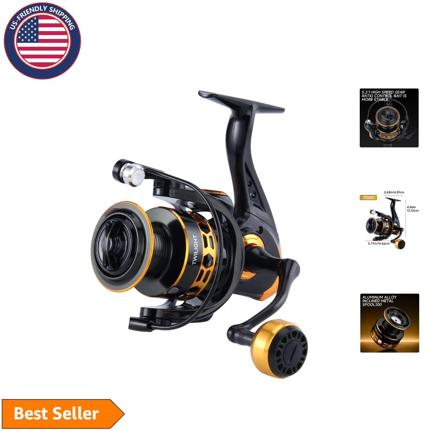 Corrosion Resistant Fishing Reel – Perfect for Saltwater & Freshwater Adventures
