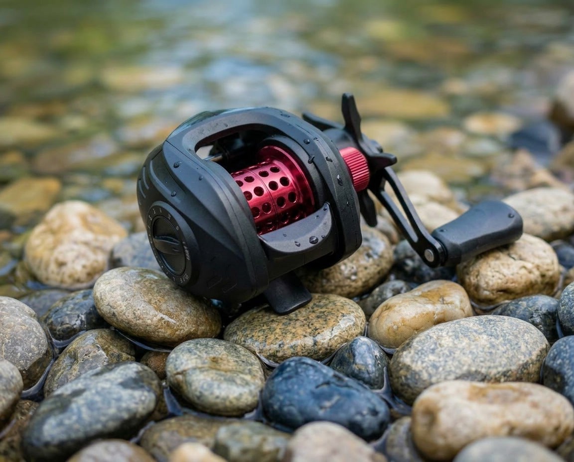 Graywolf Shallow SL — BFS Reels – SHALLOW SPOOL – LHW/RHW – BAIT FINESSE – RED