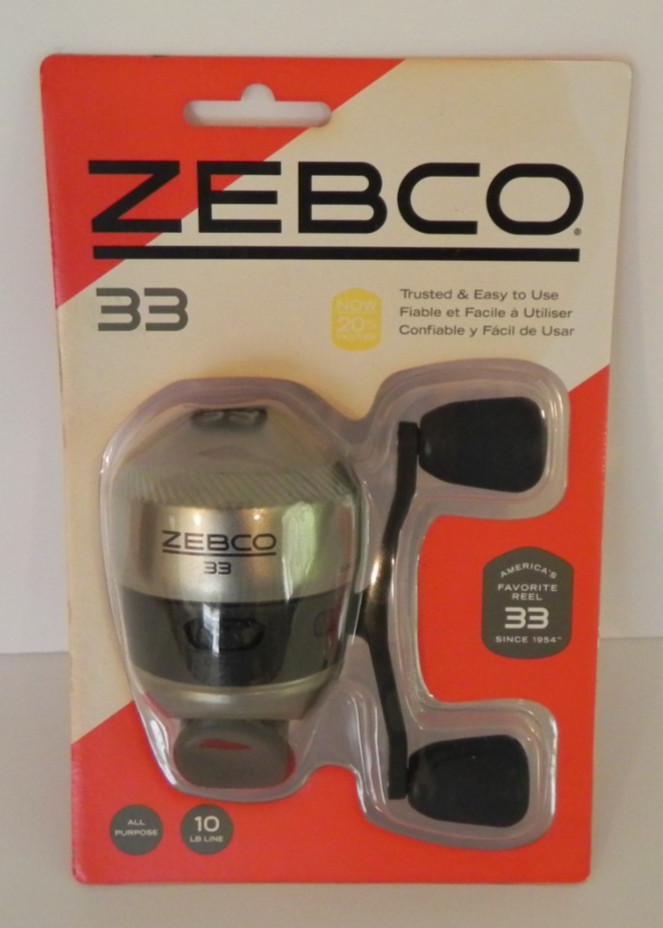 Zebco 33 Spincast Reel New in Package Pre-loaded with 10 lb. Line
