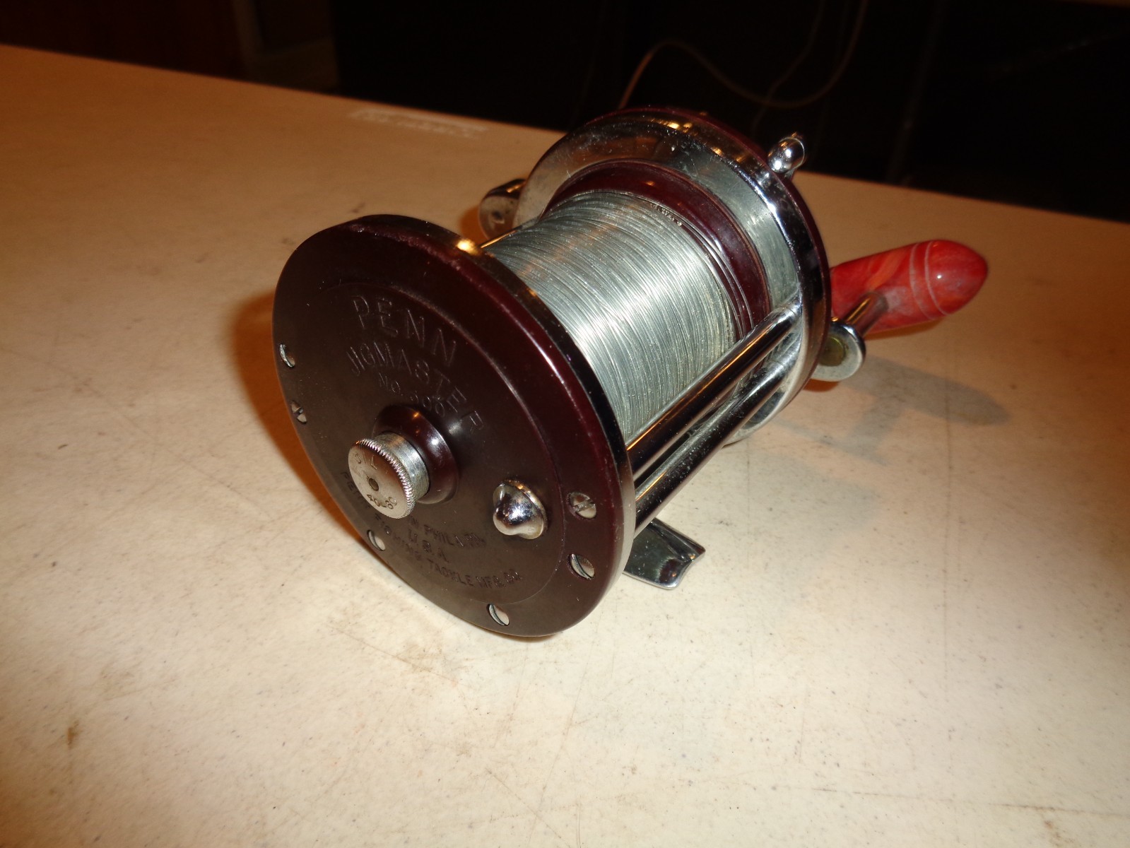 Vintage PENN Jigmaster 500 Reel in 500 SL Box, Box Catalog