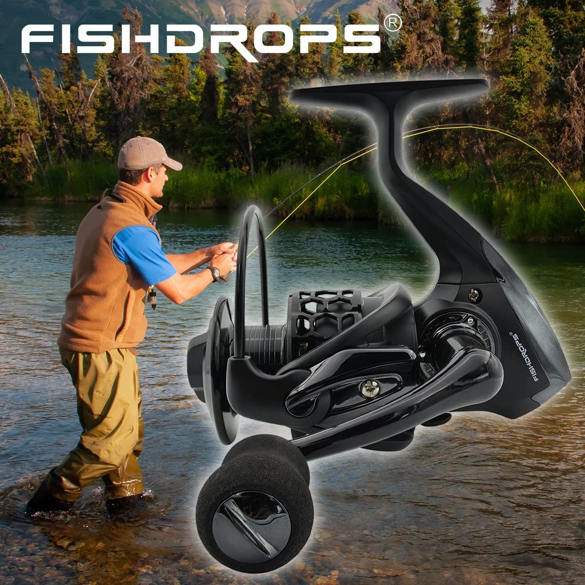 12+1BB Ultra Lightweight Spinning Fishing Reel Carved Aluminum Spool Smooth