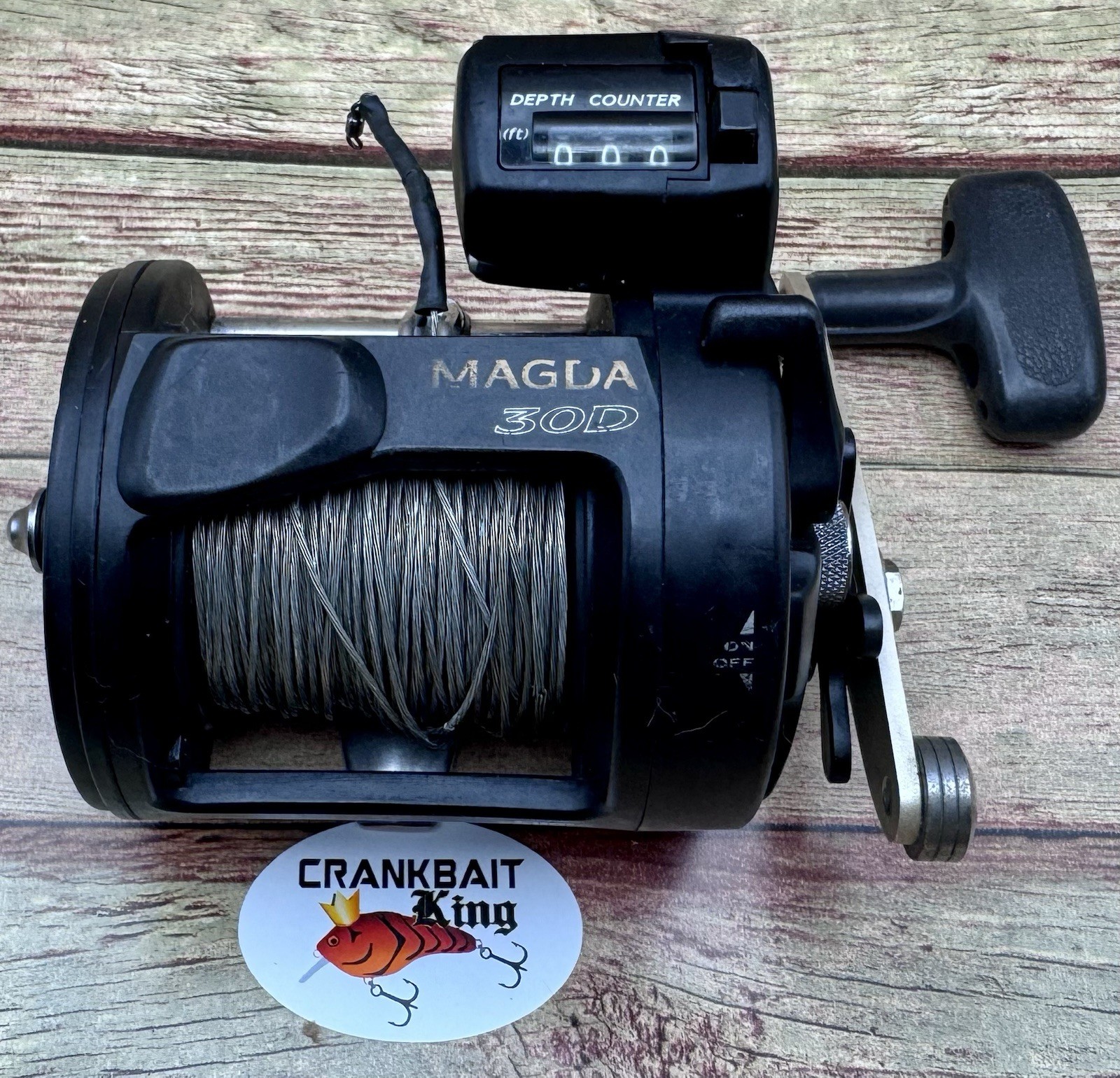 Okuma Magda 30D Trolling Fishing Reel with Line Counter Trolling Wire Line