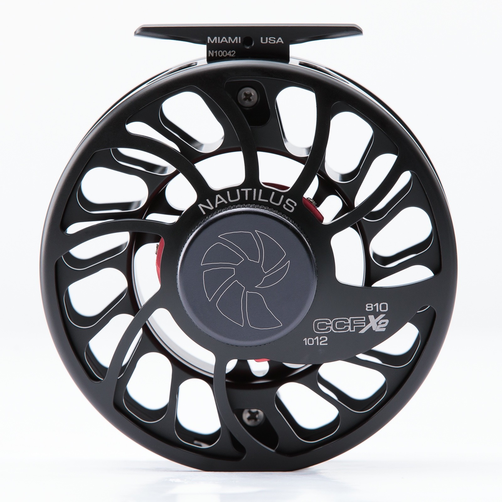 Nautilus CCF-X2 Reel – Black/Red – Size 8/10 – FREE 2 DAY SHIPPING