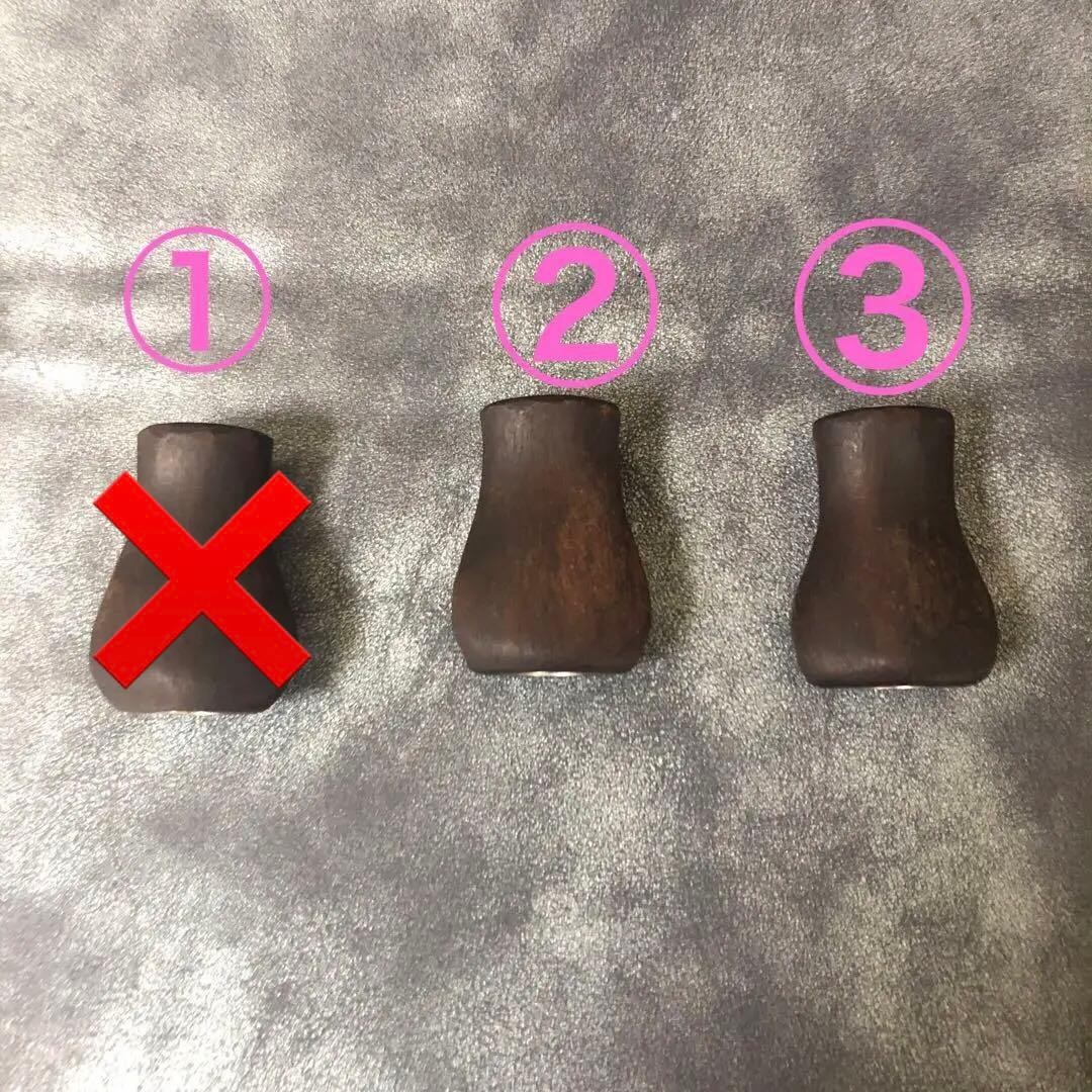IOS Premium Wood Knob Type C Ebony