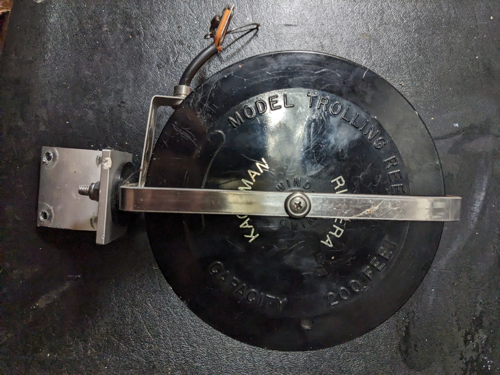 Riviera Kachman automatic retrieval reel designed for planer boards Trolling