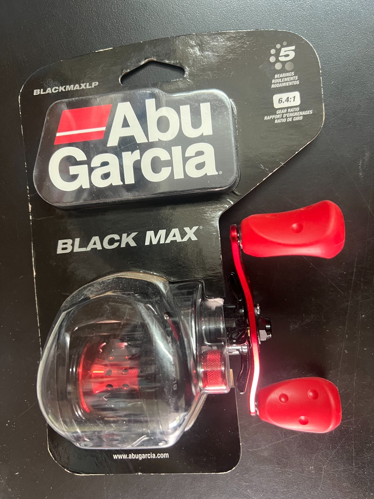 Abu Garcia Black Max 6.4:1 BMAX3 Fishing Baitcast Reel Right Hand 6602