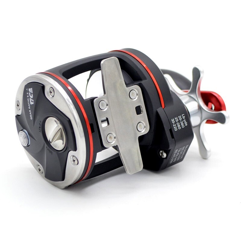 Conventional Star Drag Fishing Reel 6.2:1 Magnet-Controlled Casting System RH/LH