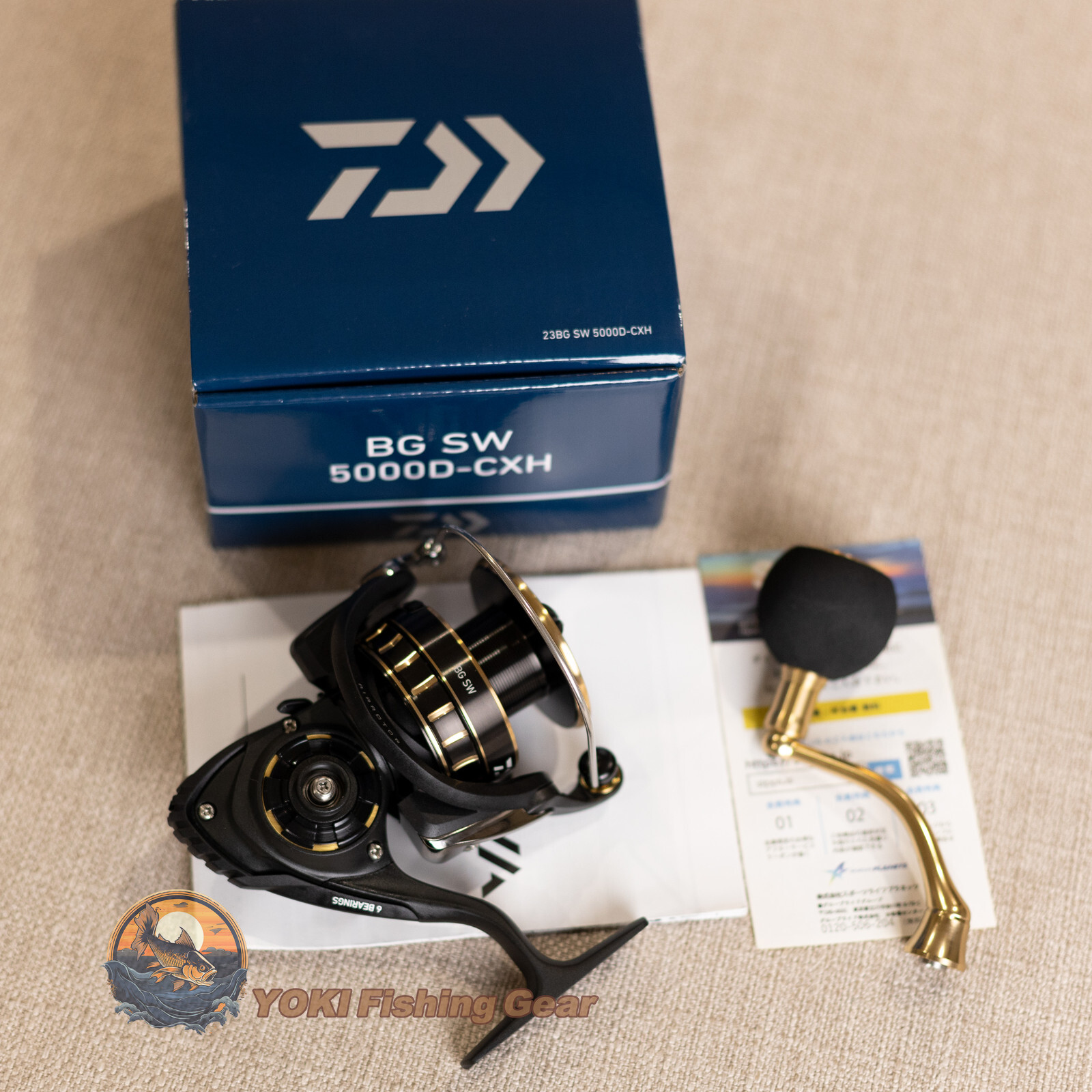 Watch Our ProductVideo-Daiwa 23 BG SW 5000D-CXH Spinning Reel Free shipping