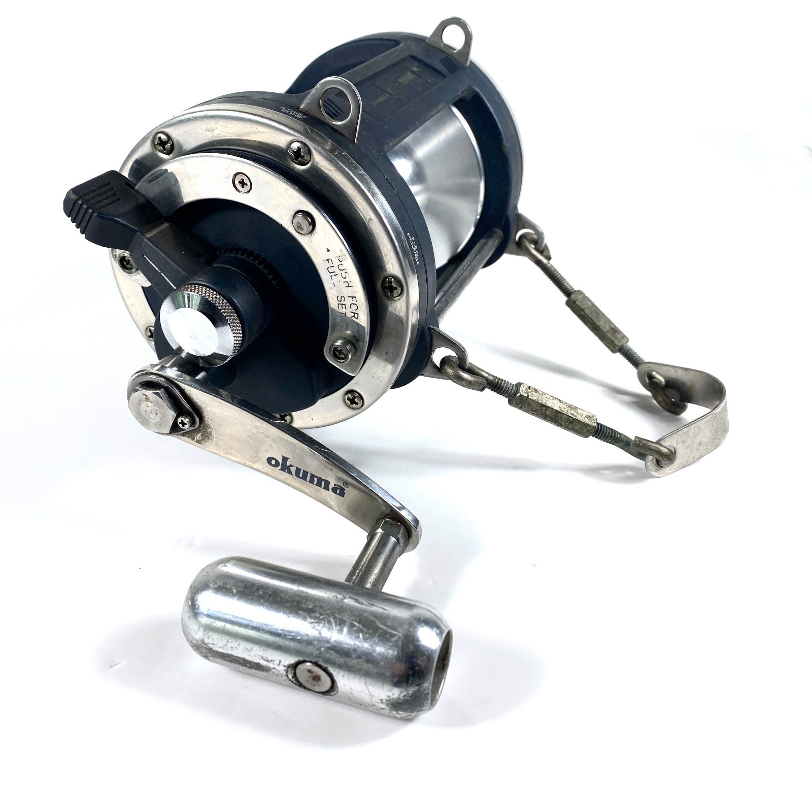 OKUMA TITUS T- 50W Big Game Saltwater Trolling Reel ~ Lever Drag ~ 3.1:1 ~ VG
