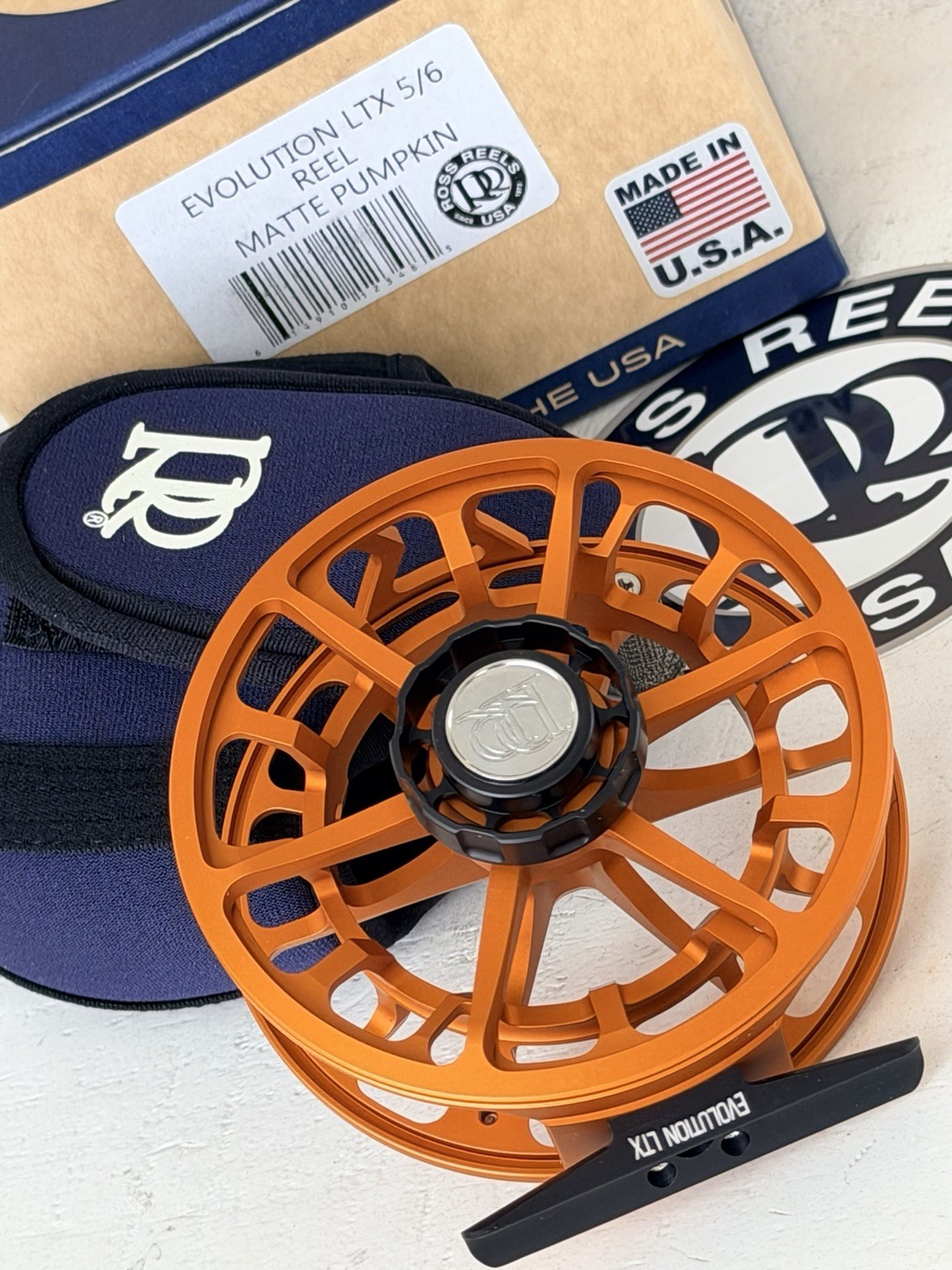 **BEAUTIFUL** 🔥 ROSS EVOLUTION LTX PUMKIN 5/6wt Fly Reel!! 🔥 ~NEW~