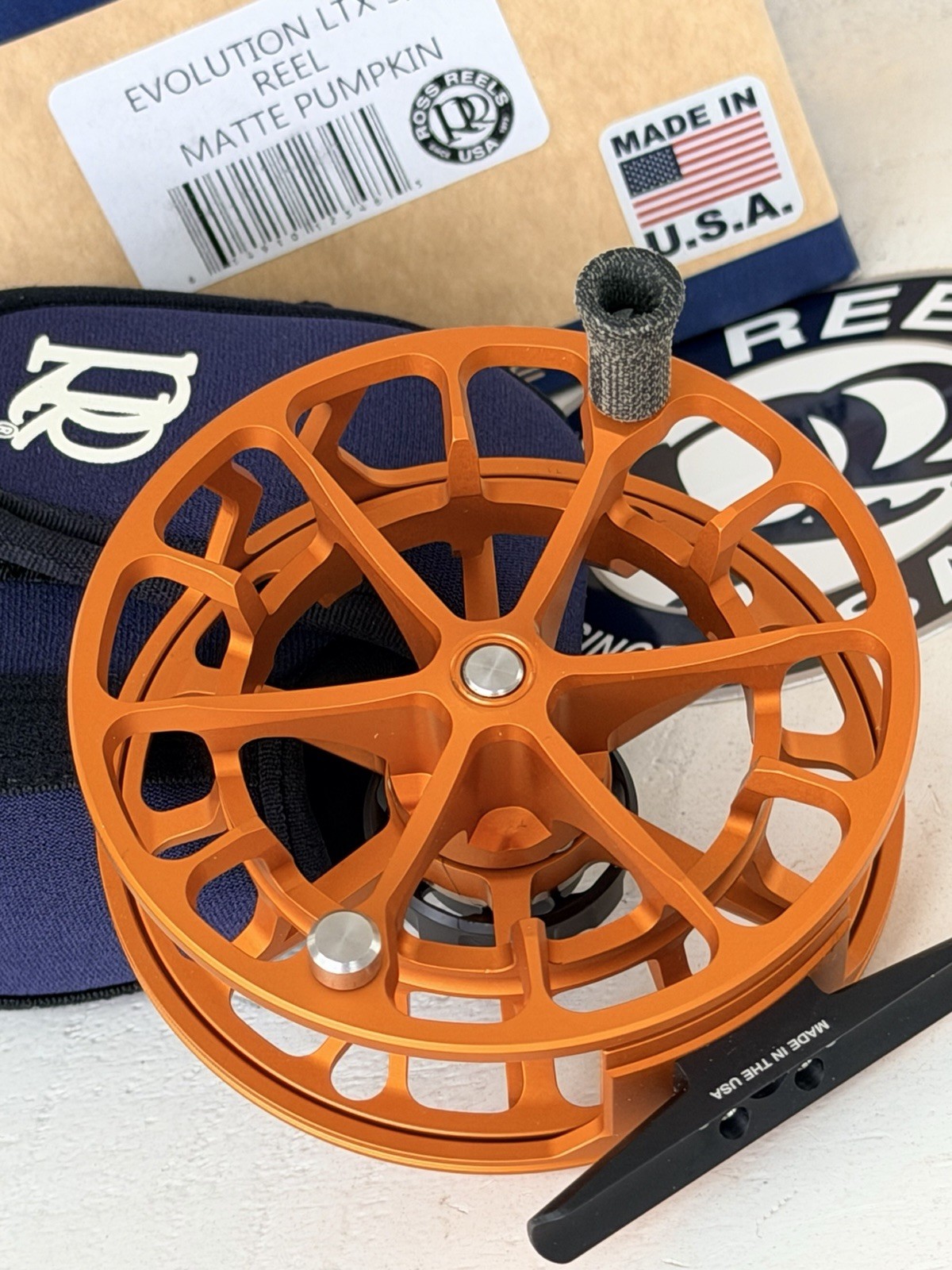 **BEAUTIFUL** 🔥 ROSS EVOLUTION LTX PUMKIN 5/6wt Fly Reel!! 🔥 ~NEW~