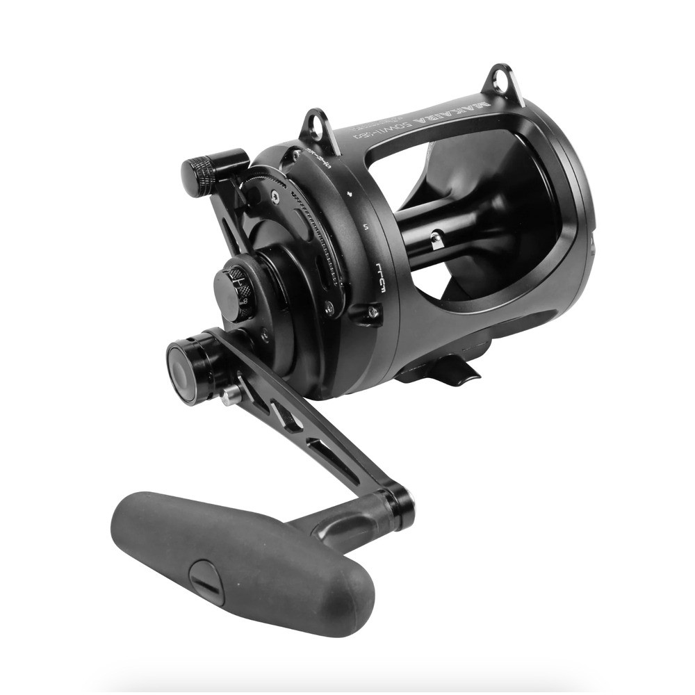 Okuma MK-50WIISEa-LBS Makaira SEa 2-Speed LBS Reel Black | FREE 2-DAY SHIP