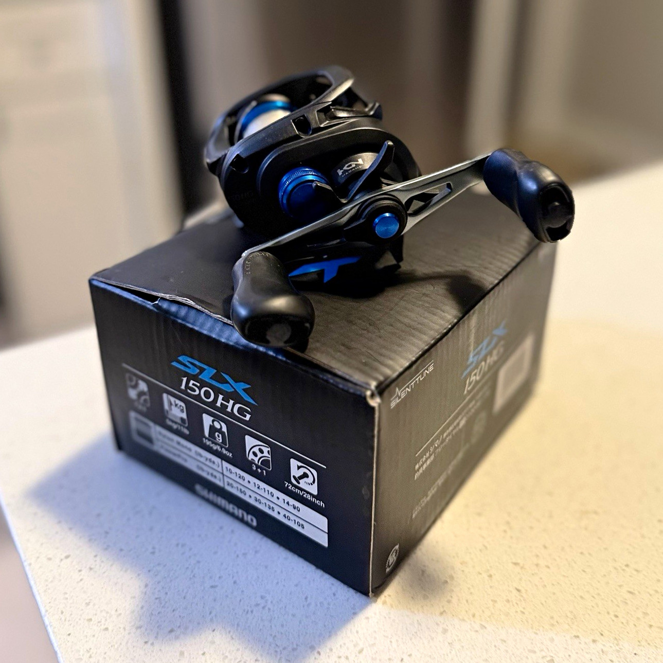 Shimano SLX 150HG Right-Hand Baitcast Reel 7.2:1 3+1 Star Drag w/ Box