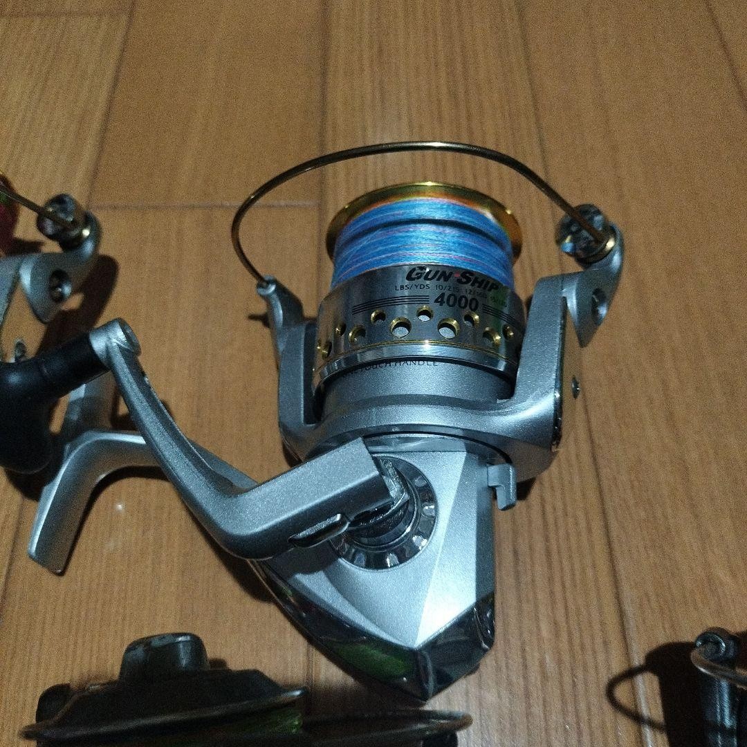 Spinning Reel 12-Piece Set Multi-color Black Red Blue Silver Purple
