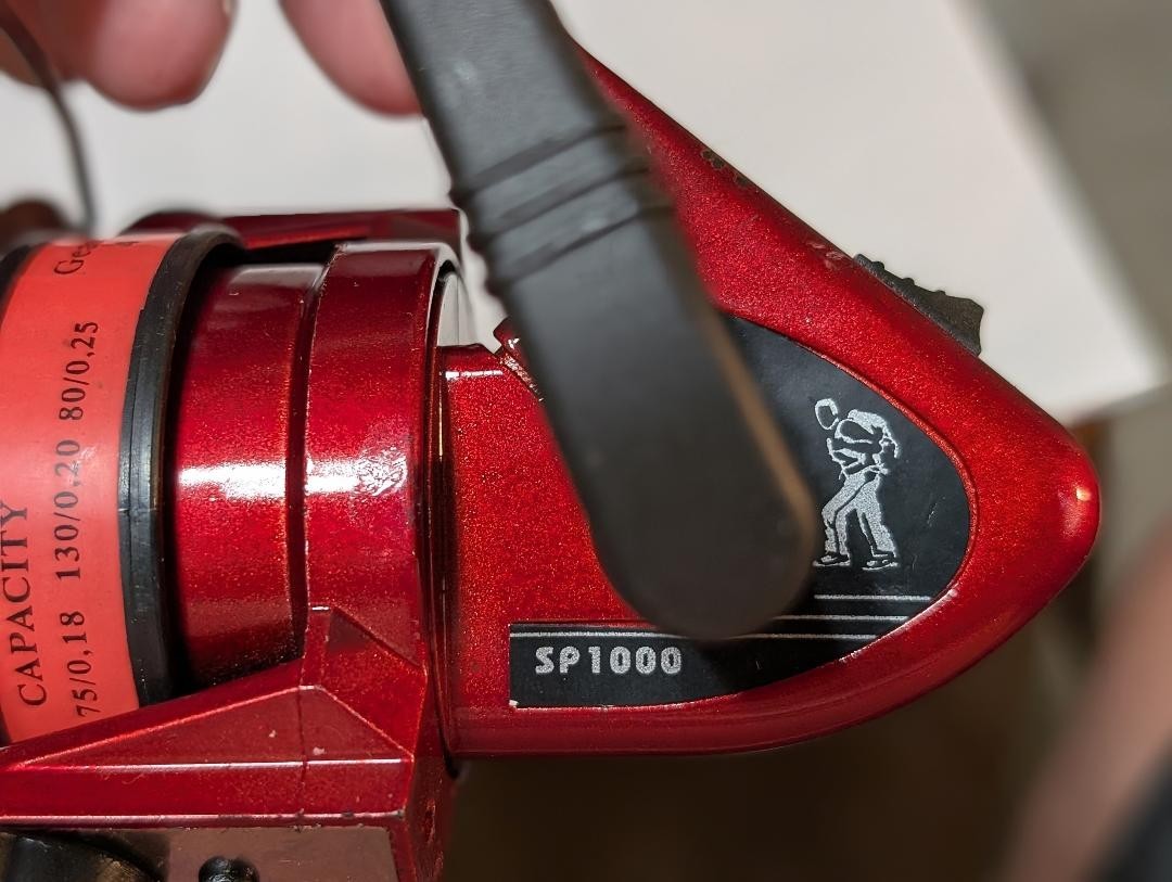 TRAIL WORTHY SP1000 OPEN FACE SPINNING REEL, ZEBCO 404 CLOSED FACE SPINNING REEL