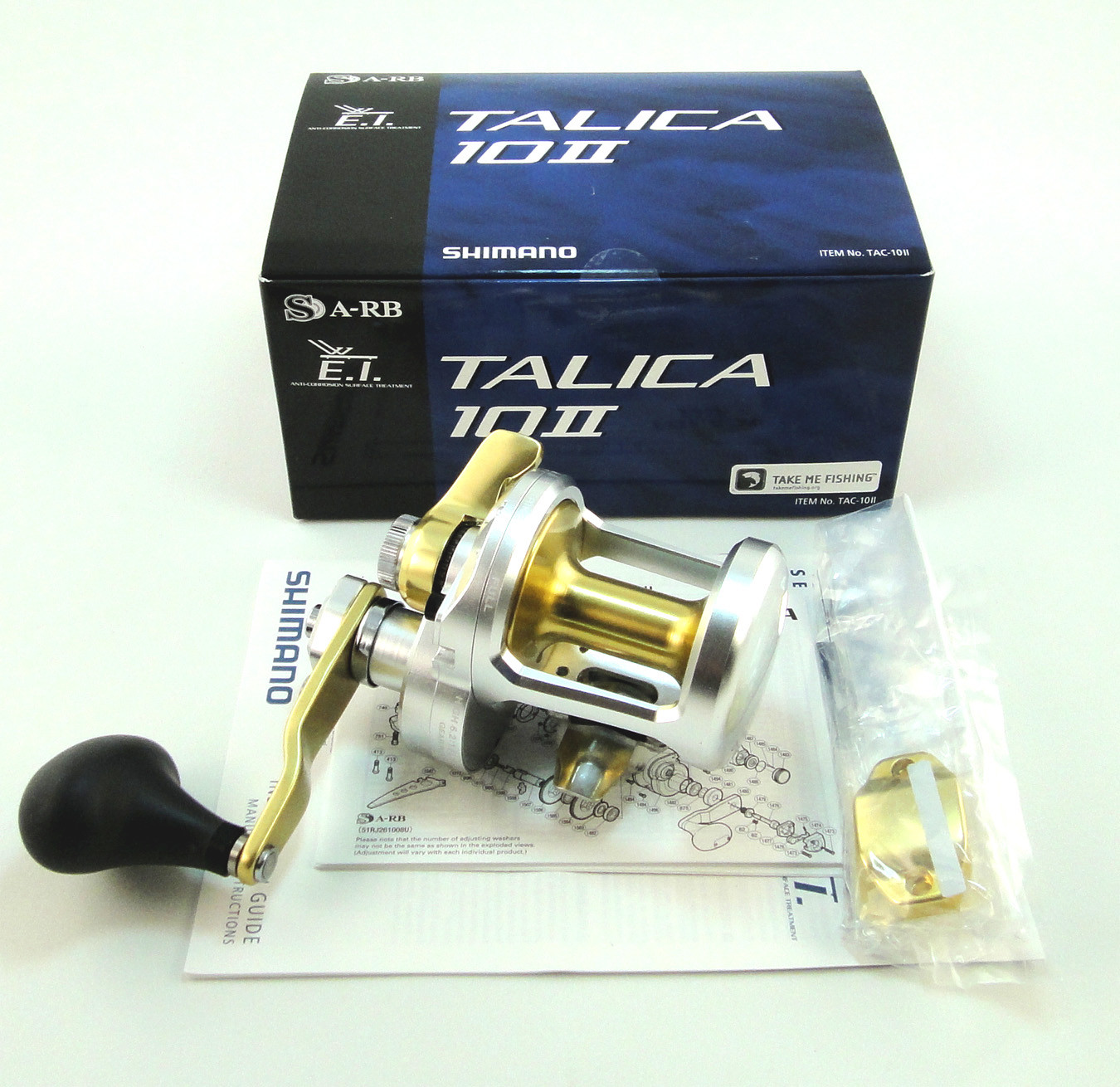 NEW SHIMANO TALICA 10II 10 2-SPEED REEL **U.S SELLER FREE 1-3 DAYS DELIVERY**