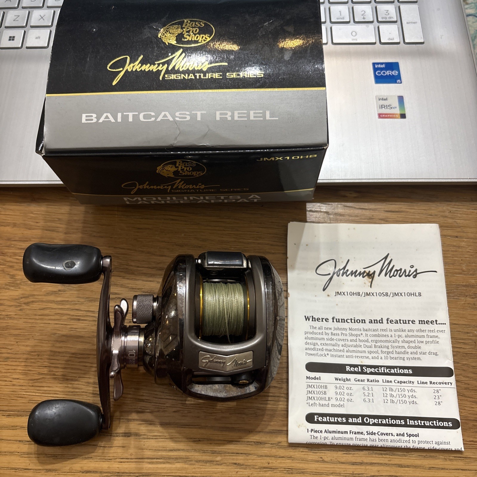 Bass Pro Shops Johnny Morris XPS JMX 10HB High Speed Baitcast Reel 6:3:1 Korea