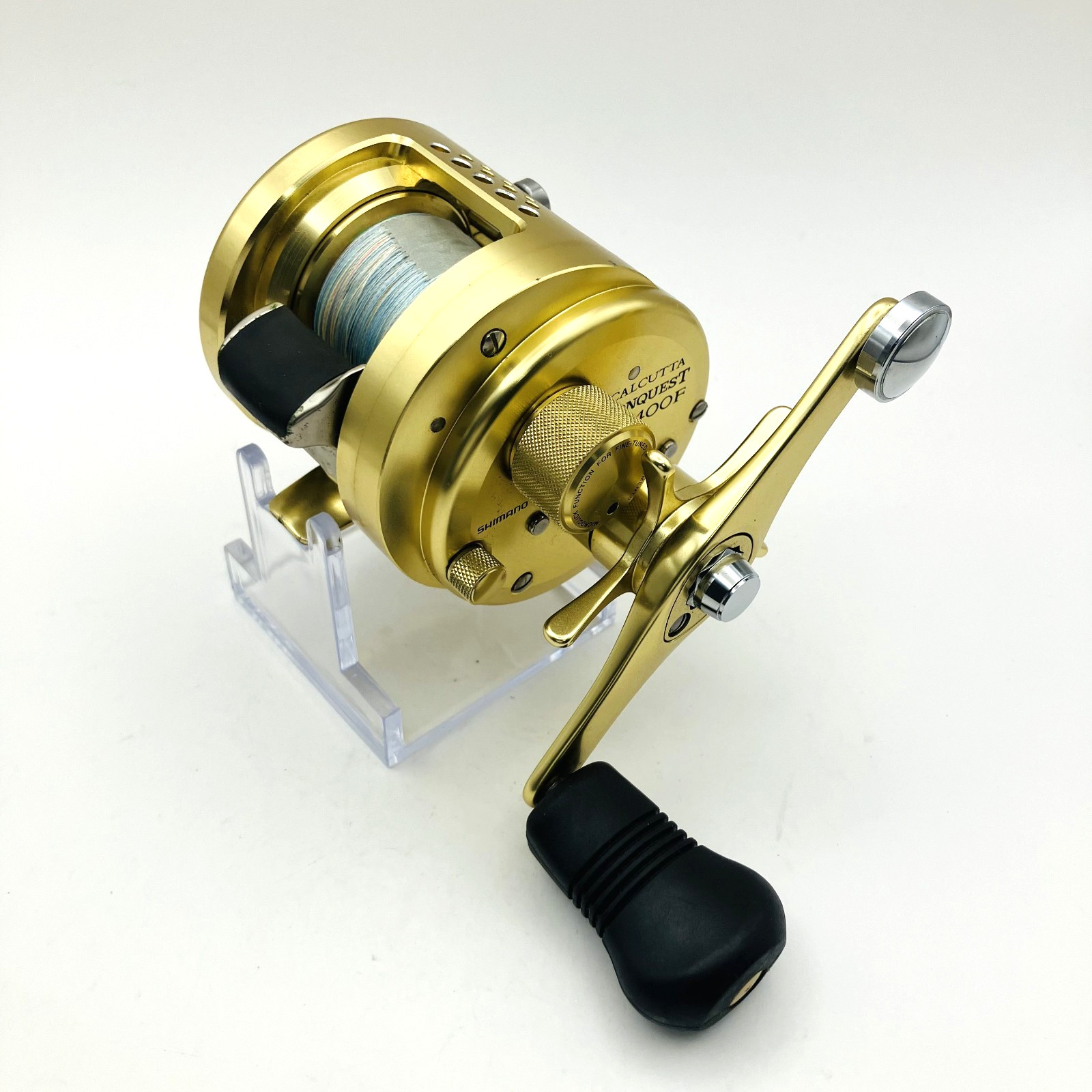 „Exc+++++“ Shimano 05 04 CALCUTTA CONQUEST 400F Right Baitcasting Reel s0537