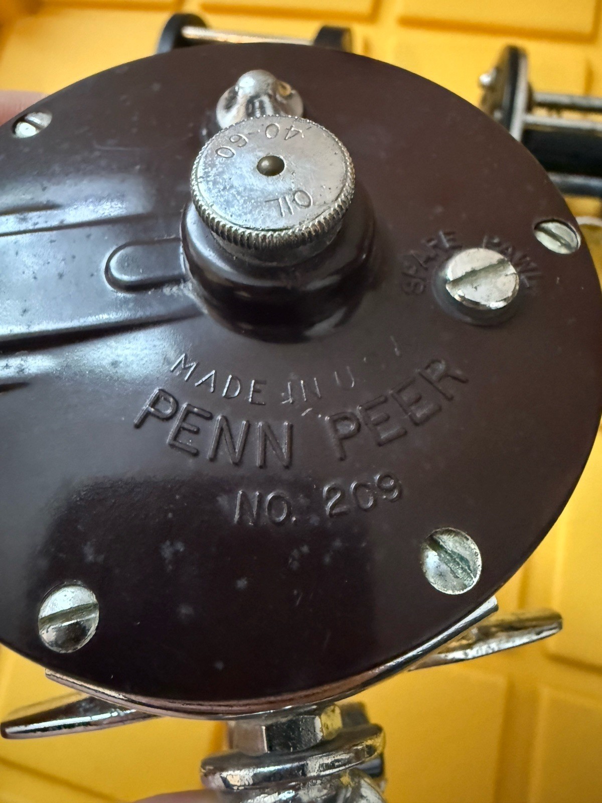 Lot Of 3 Vintage Fishing Reels Penn Peer 109 Penn Peer 209 Empire Misc Reel