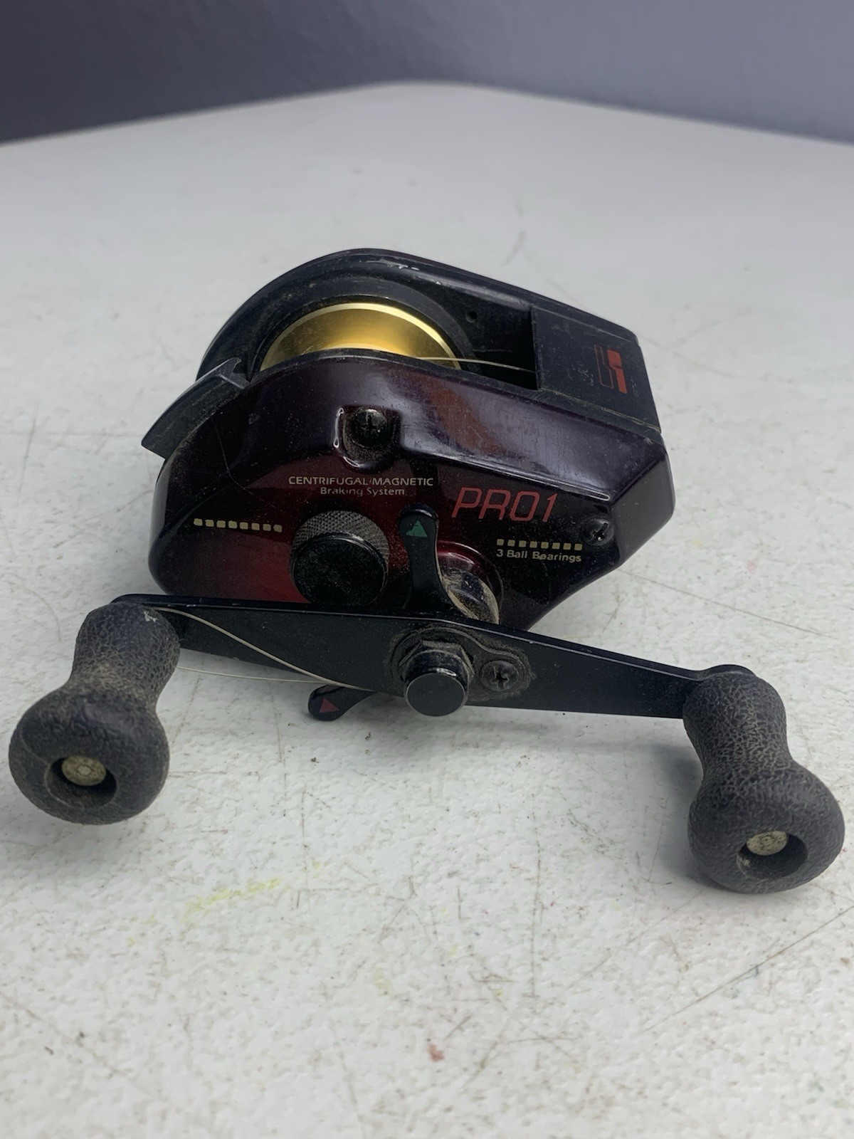 Vintage QUANTUM PRO1 Bait Casting Reel 3 Ball Bearing Fresh Water Fishing Reel
