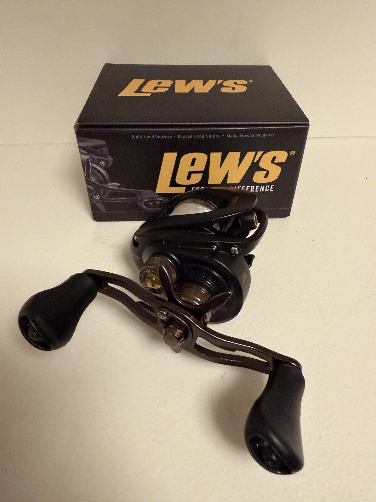 Lew’s BB1 Pro Baitcast Reel 7.5:1 RH Black