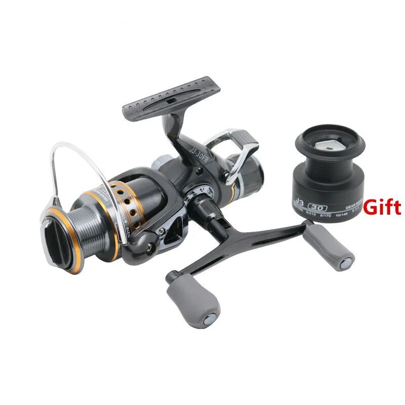 Fishing Reel Strong Double Handle Spinning Reels Coil Fishing Baitrunner Reels
