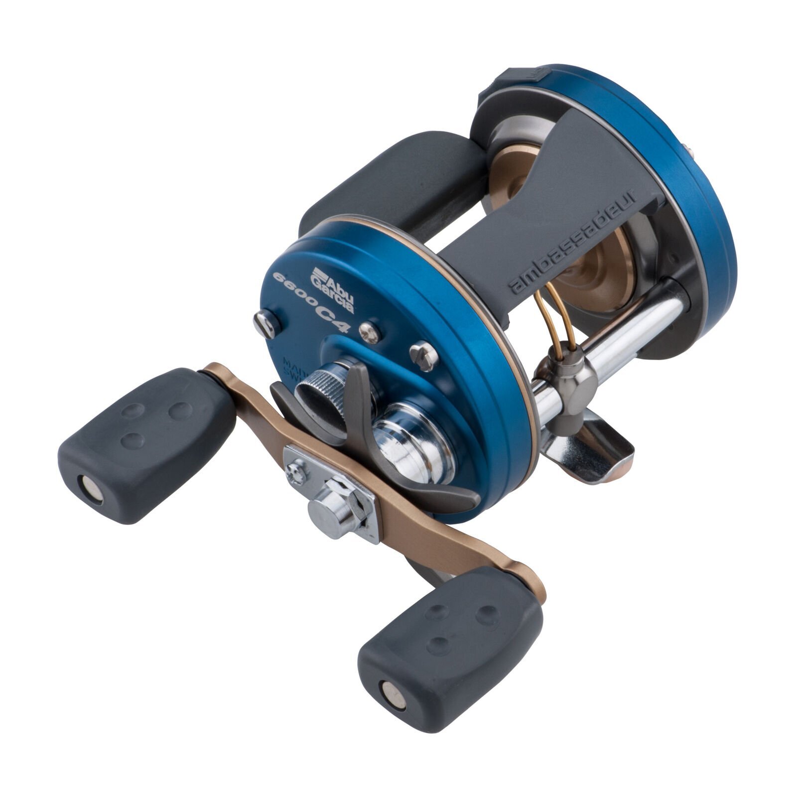 Abu Garcia C4 Ambassadeur Round BaitCast Reel 4BB+1RB 6.3:1 Right C4-6600