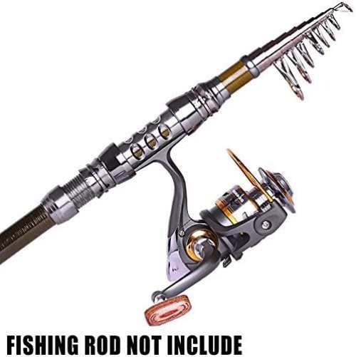 Ultra-Thin Spinning Fishing Reel with Interchangeable Handle & 5.2:1 Gear Ratio