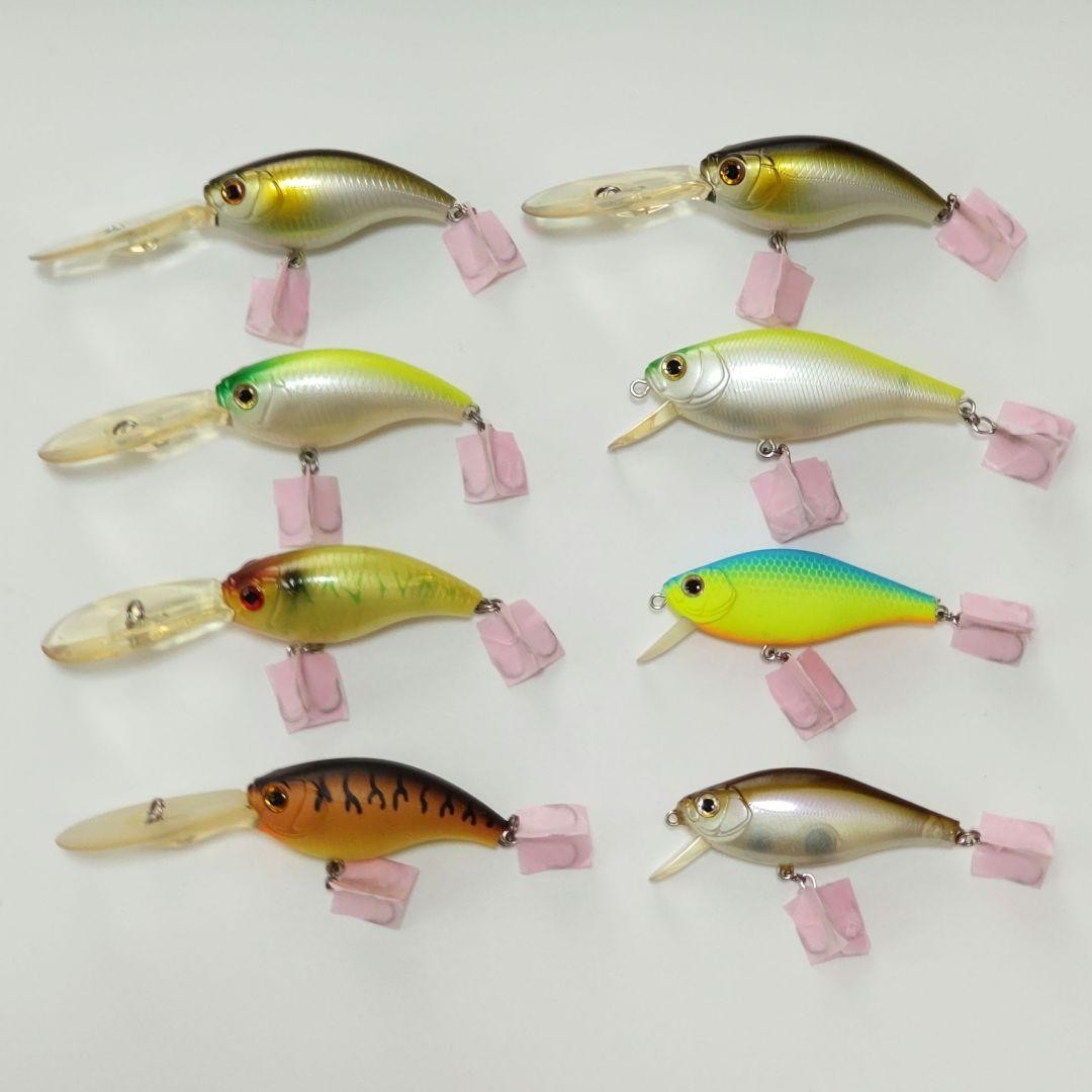 TIEMCO Diving pepper flat pepper crankbaits Scratched Fishing Lure Hard Lure