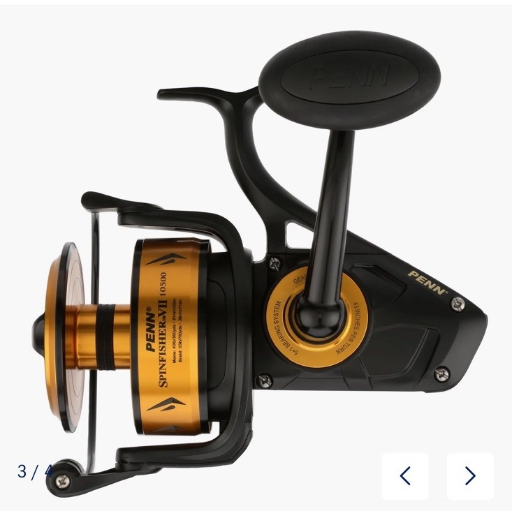 Penn Spinfisher VII Spinning Reel – SSVII 10500 4.2:1 NEW