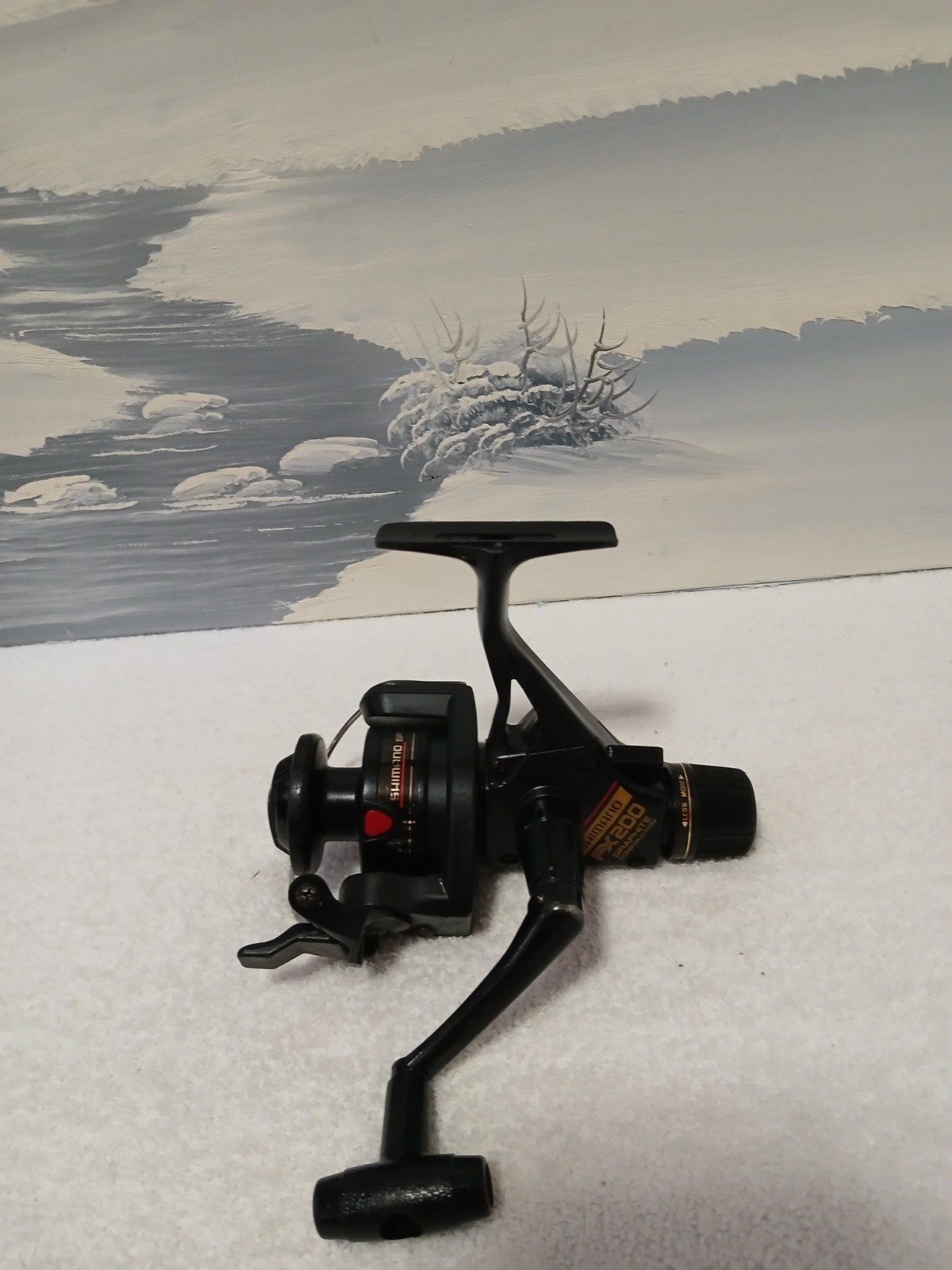 Shimano-Quickfire II FX200-Graphite Construction-Fishing Reel-Great Condition !