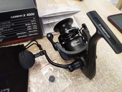 Piscifun Carbon X Spinning Reels -Carbon Frame and Rotor, Light to 5.1oz 10+1 BB
