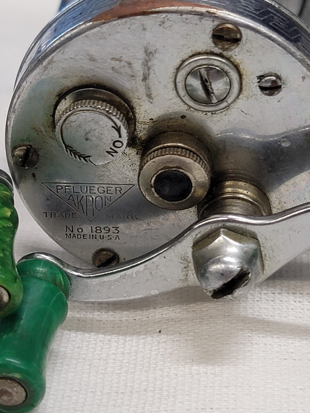 3 Pflueger 1893 Bait caster Casting Fishing Reel Vintage Akron