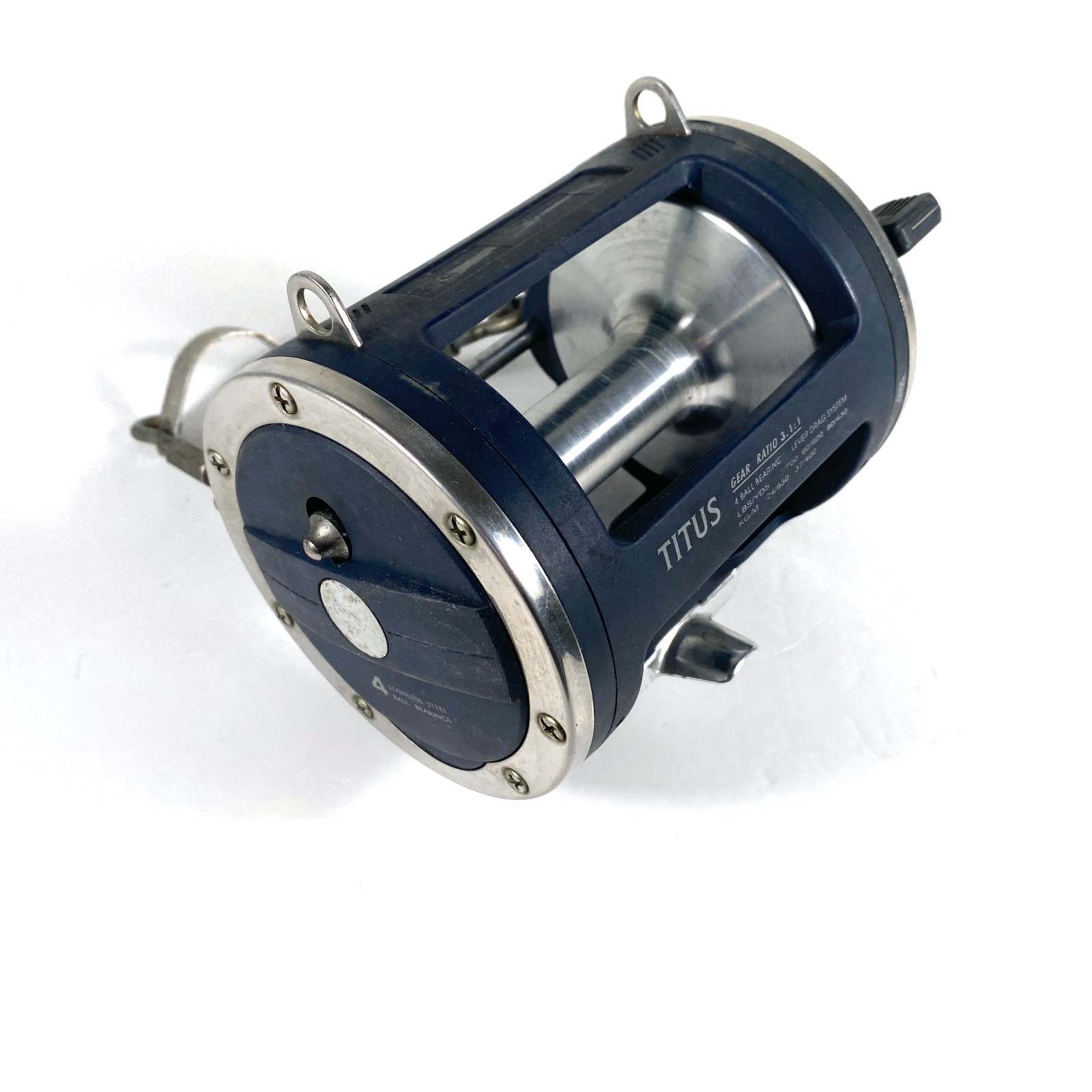 OKUMA TITUS T- 50W Big Game Saltwater Trolling Reel ~ Lever Drag ~ 3.1:1 ~ VG
