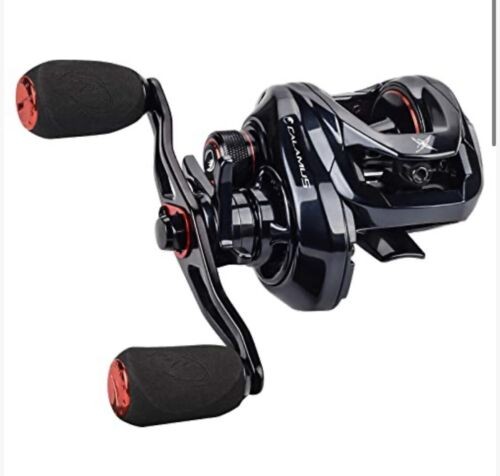 Calamus X2 Baitcasting Reel, 6.7oz 7.2:1 6 Stainless BB Fishing Right Hand Reel