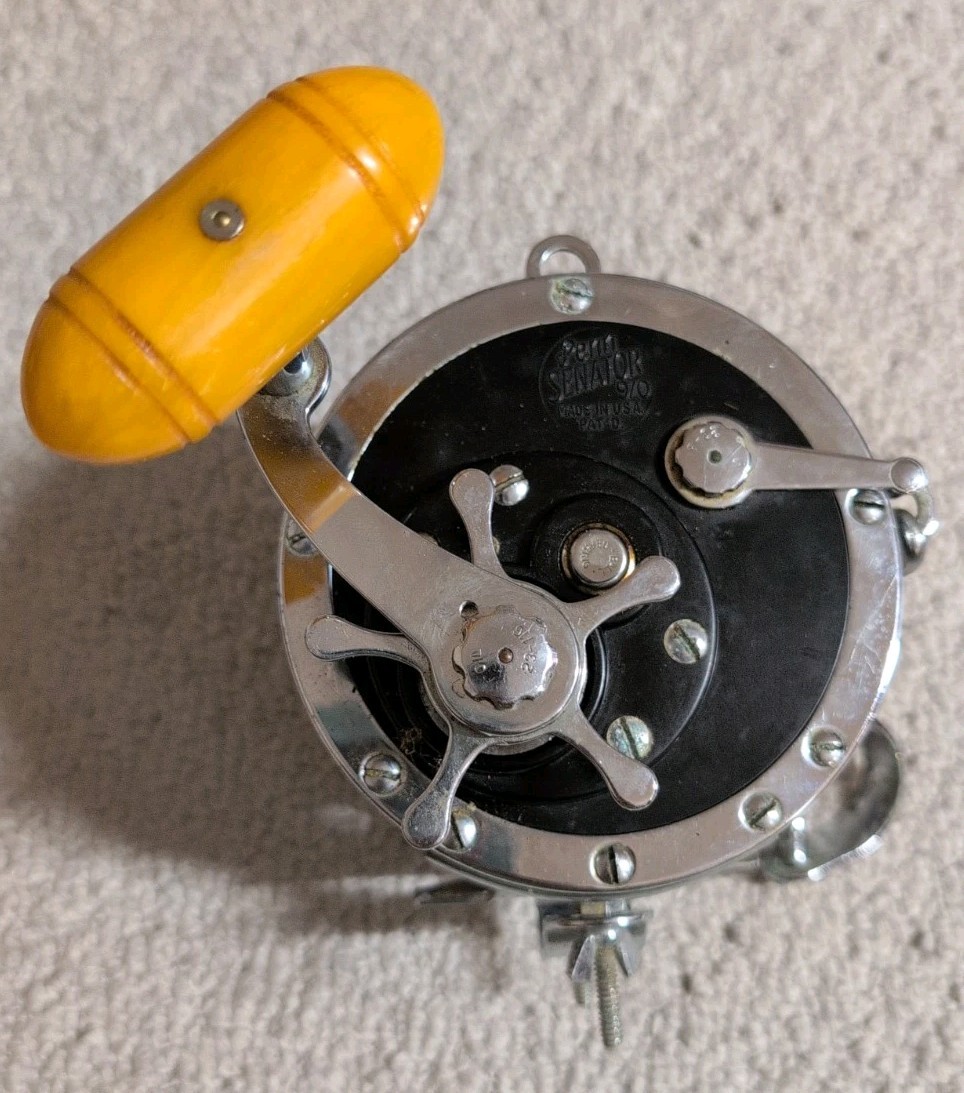 Size 9/0 Penn Senator Conventional Big Game Saltwater Fishing Reel W/ Manual 26
