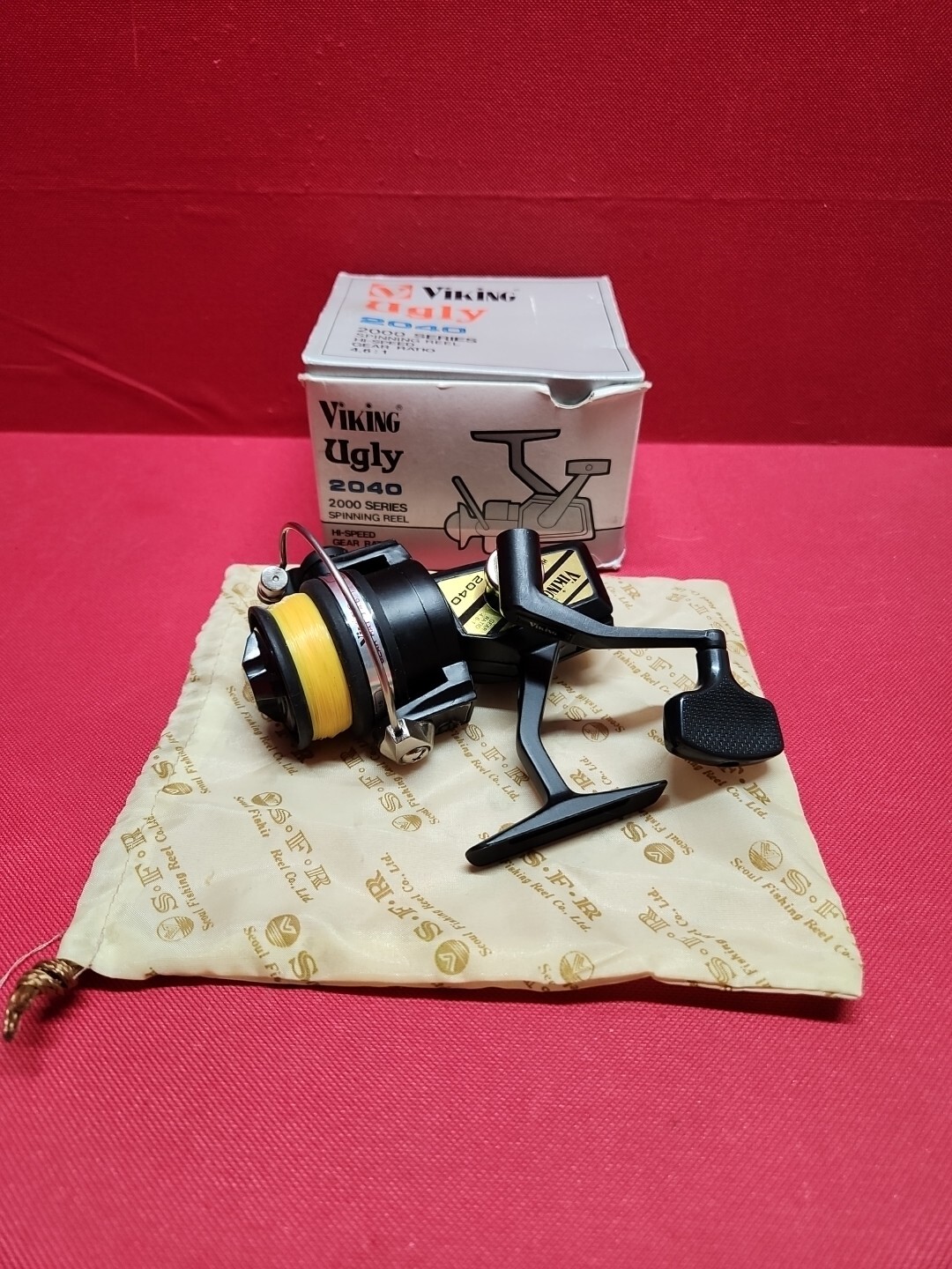 Vintage Viking Hi-Speed 2040 Fishing Reel 4.6:1 Ratio NEW Old Stock In Orig. Box